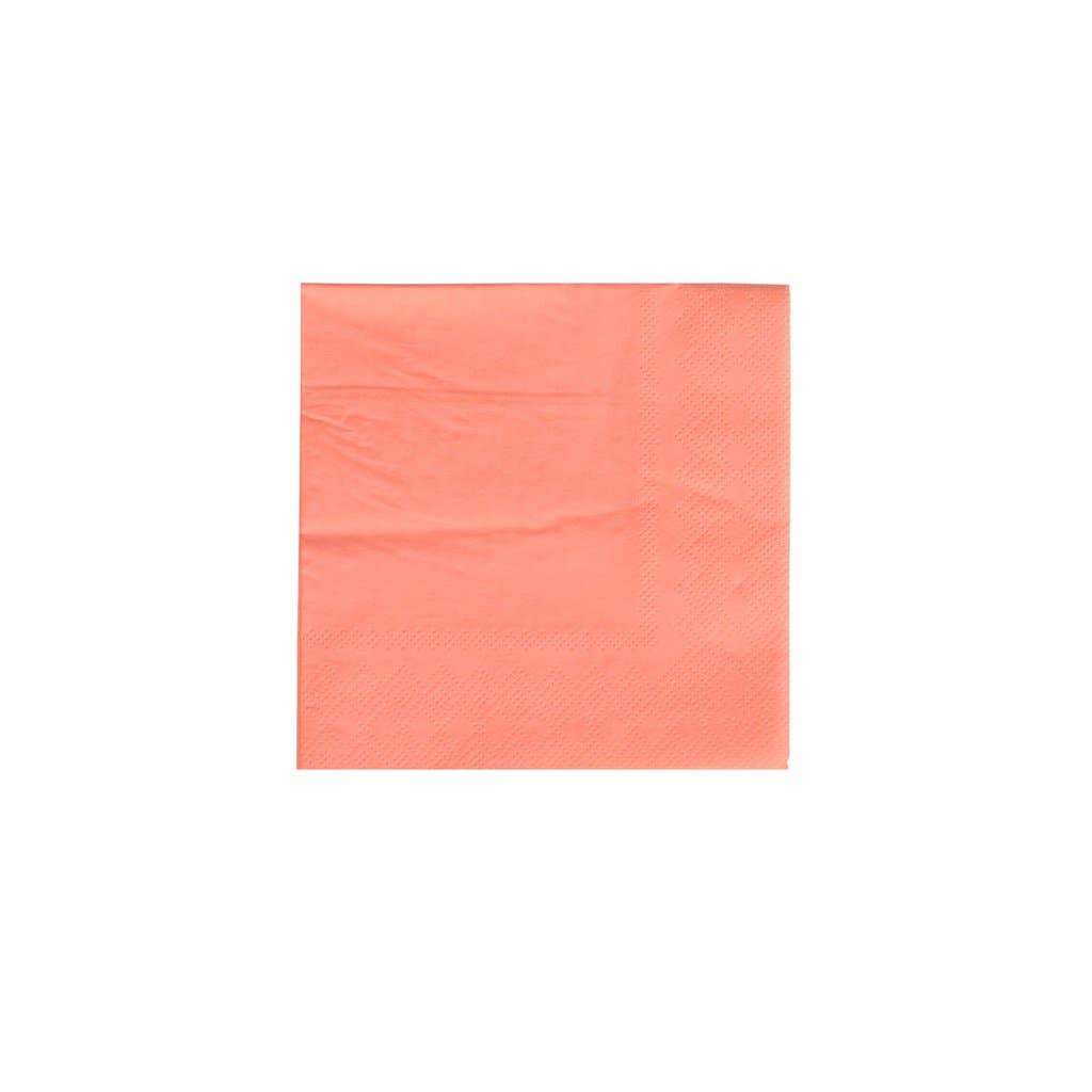 Cocktail Napkins: Neon Rose