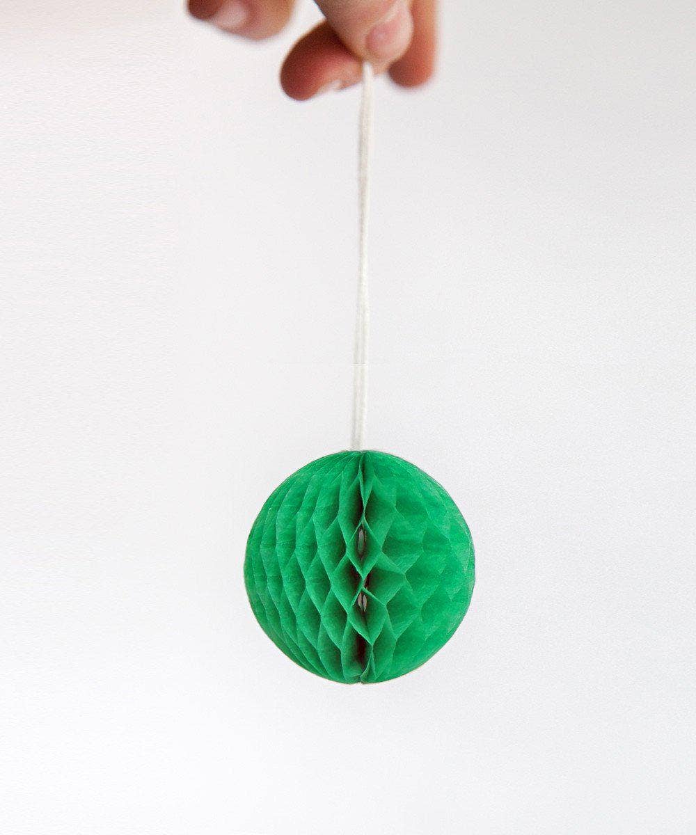 Honeycomb Mini Balls 2": Dark Green