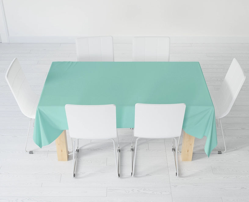 Eco Mint Disposable Pastel Paper Party Tablecloth