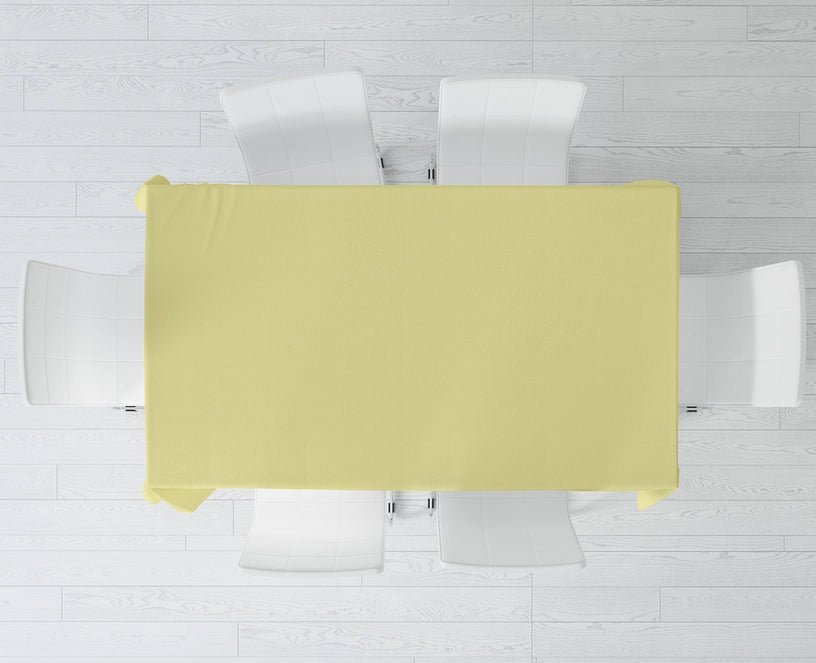 Eco-Friendly Yellow Disposable Pastel Paper Table Cover