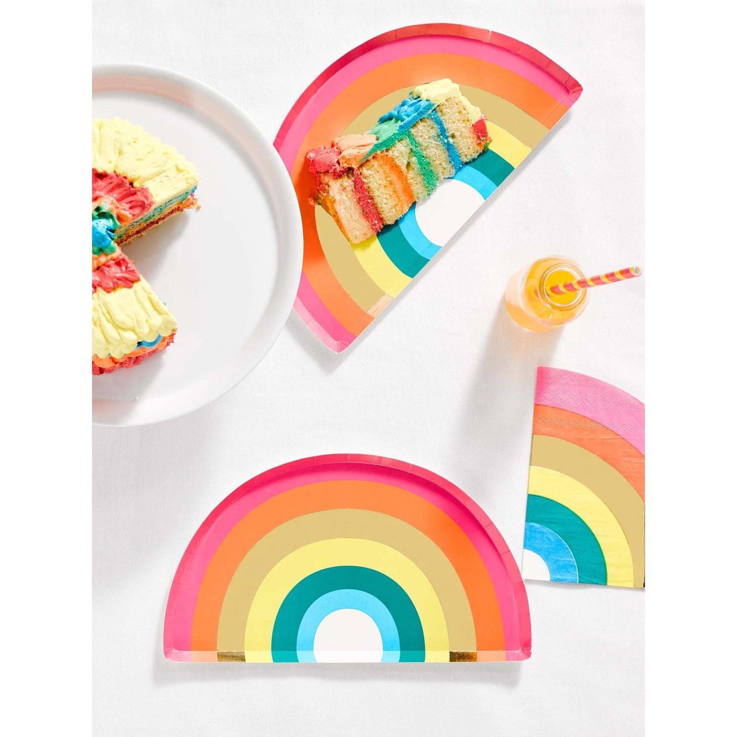 Rainbow Party Plates