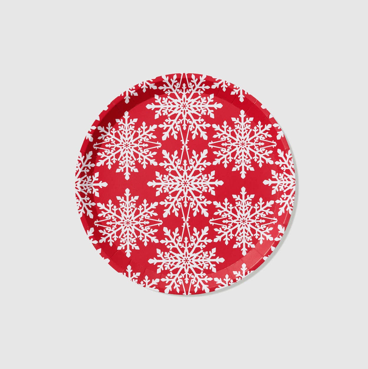 Jolly Snowflake Large Plates (10 Per Pack)