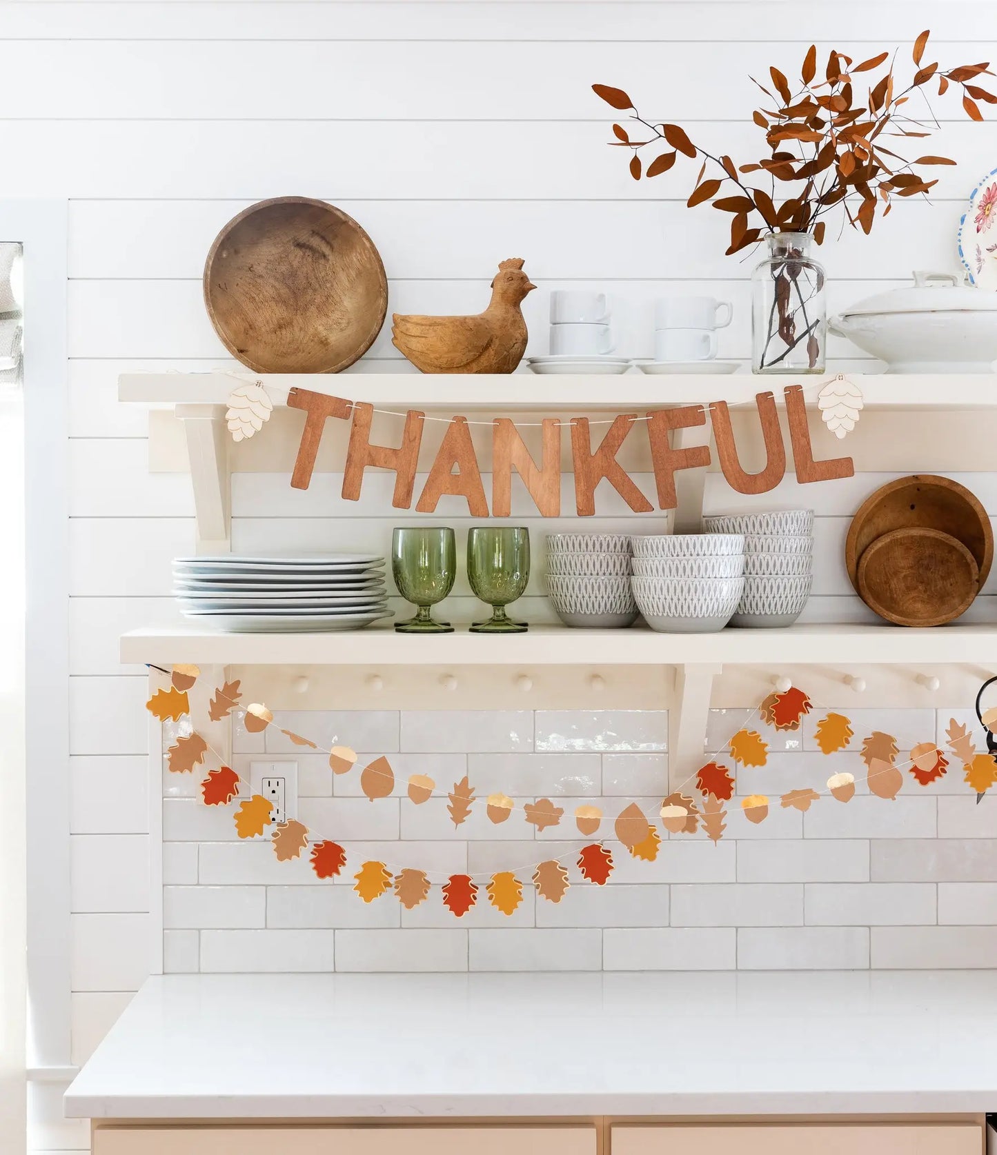 Thankful Wood Banner