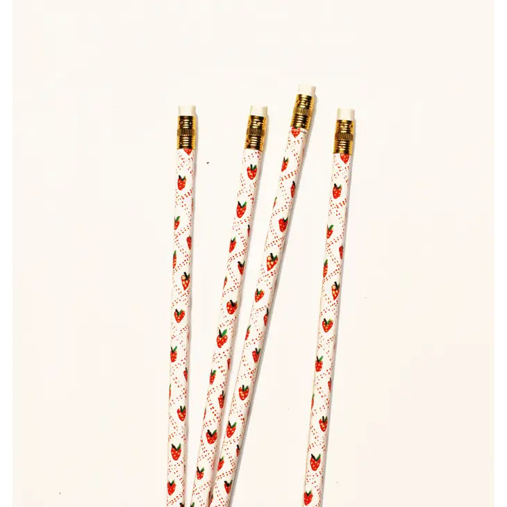 Strawberry Pencils