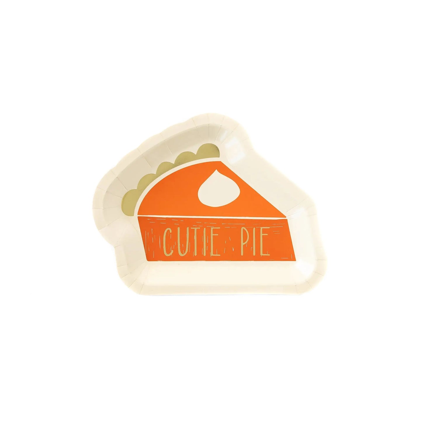 Cutie Pie Pumpkin Pie Dessert Plates