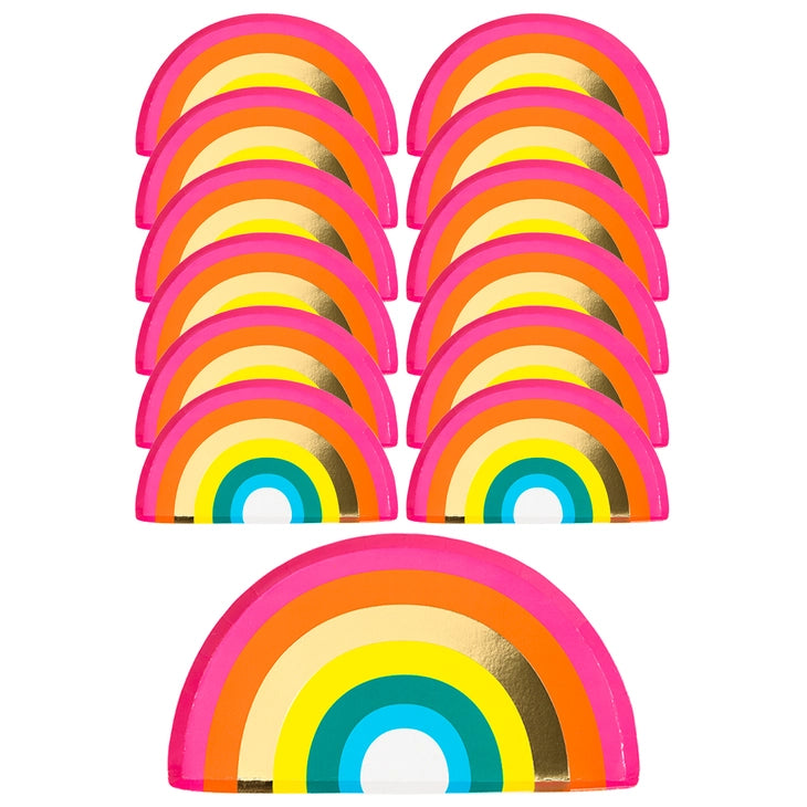 Rainbow Party Plates