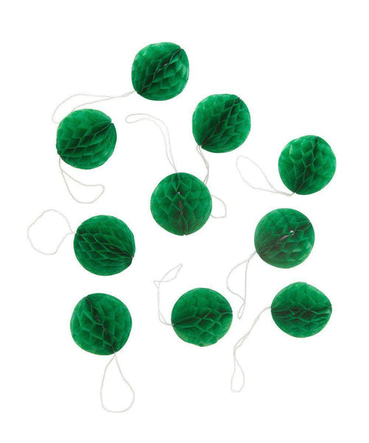 Honeycomb Mini Balls 2": Dark Green