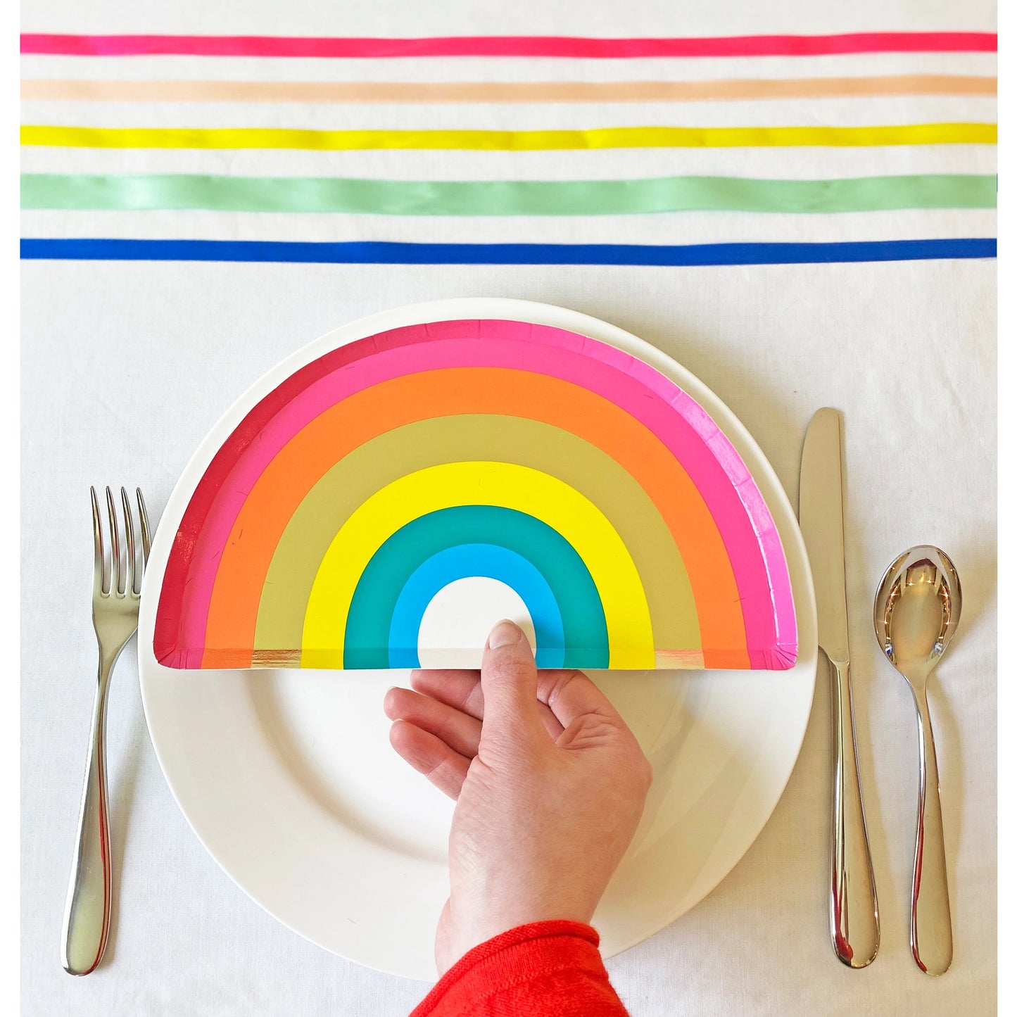 Rainbow Party Plates