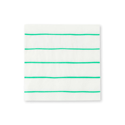 Clover Frenchie Striped Petite Napkins