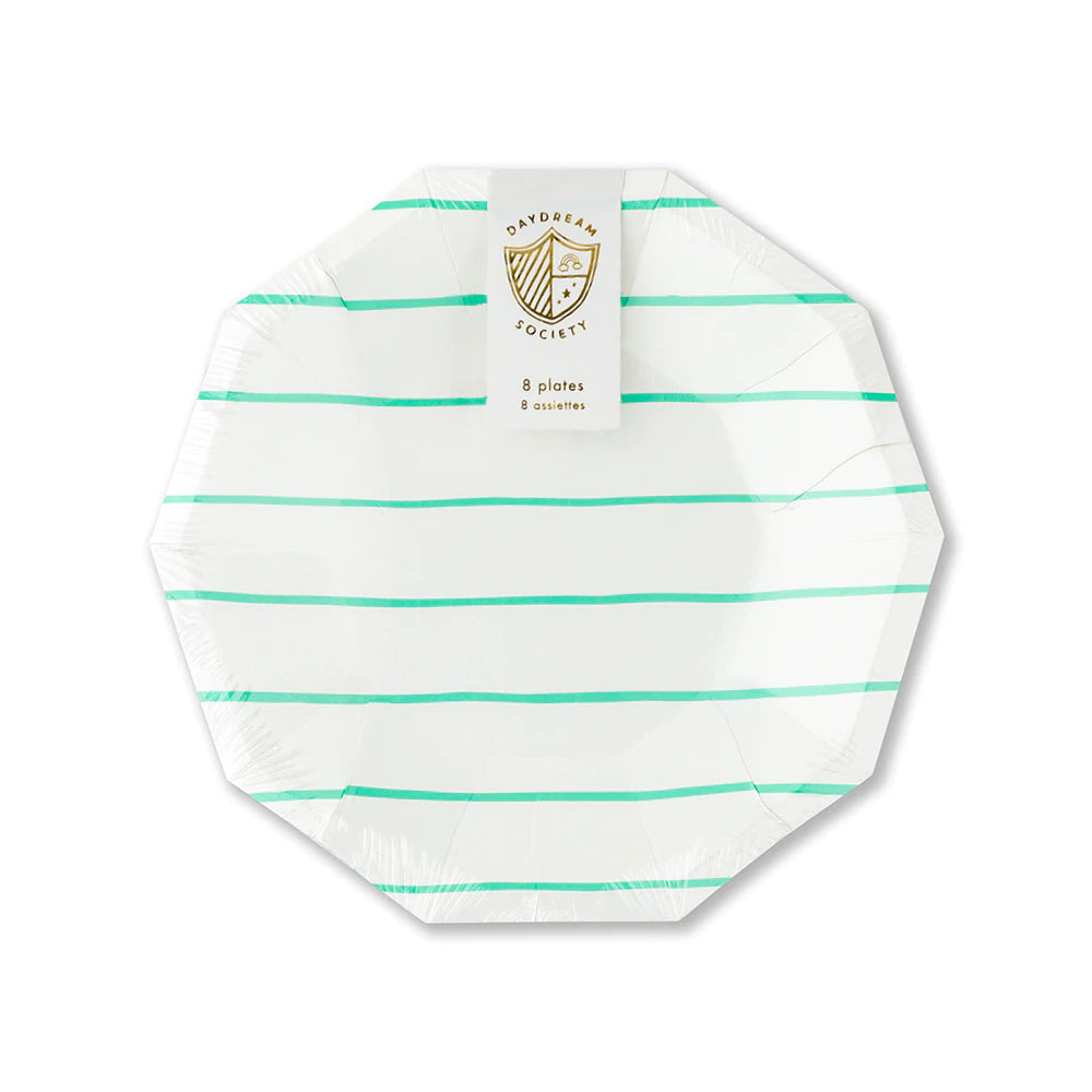 Clover Frenchie Striped Small Plates