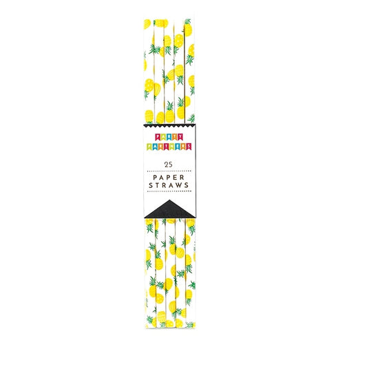 Pineapple Paper Straws