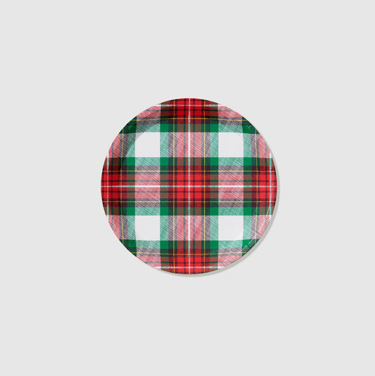 Winter Plaid Small Plates (10 per pack)