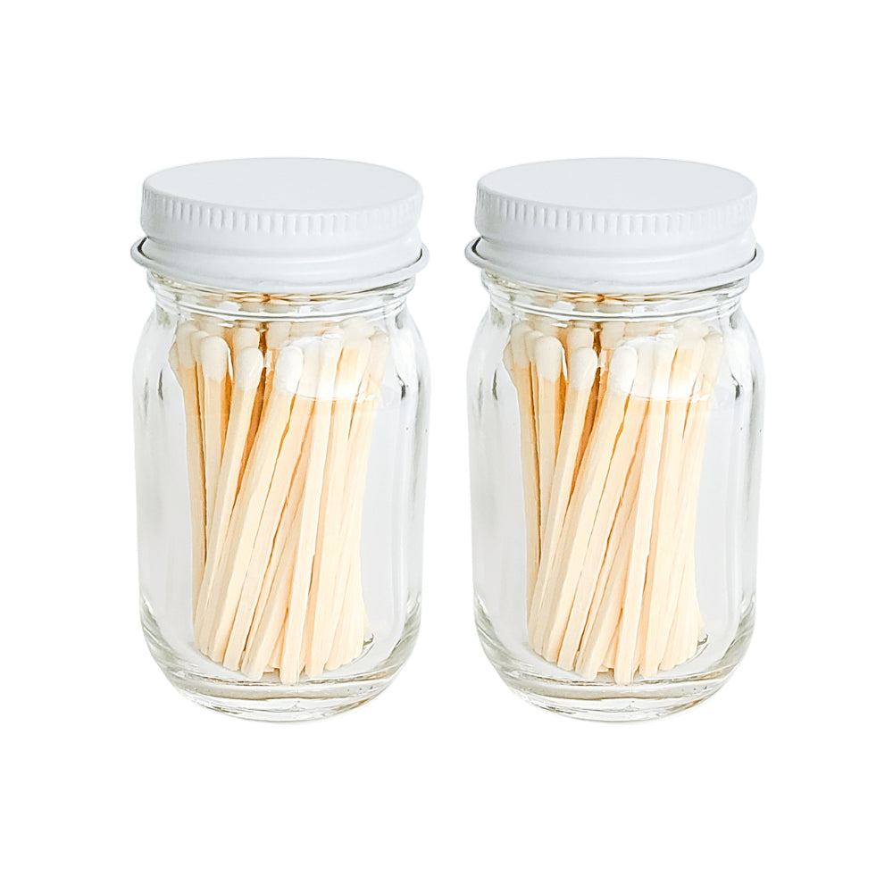 Fancy Matches in Mini Mason Jar