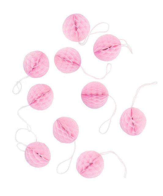 Honeycomb Mini Balls 2": Orchid Pink