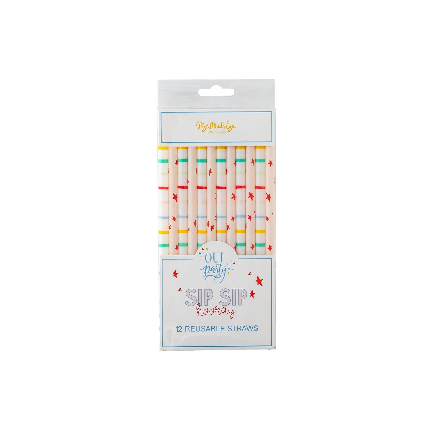 Reusable Birthday Straws by Oui Party