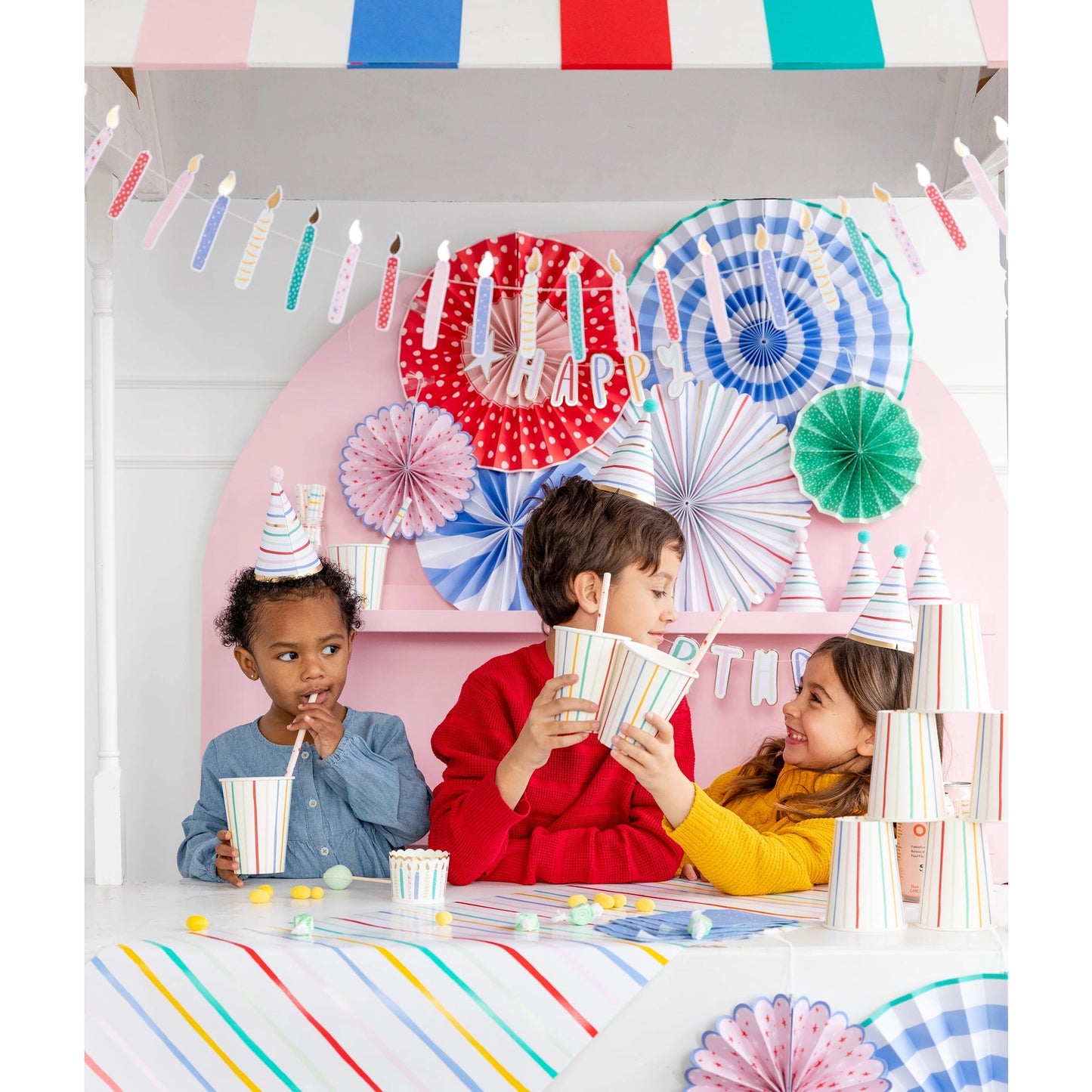 Reusable Birthday Straws by Oui Party