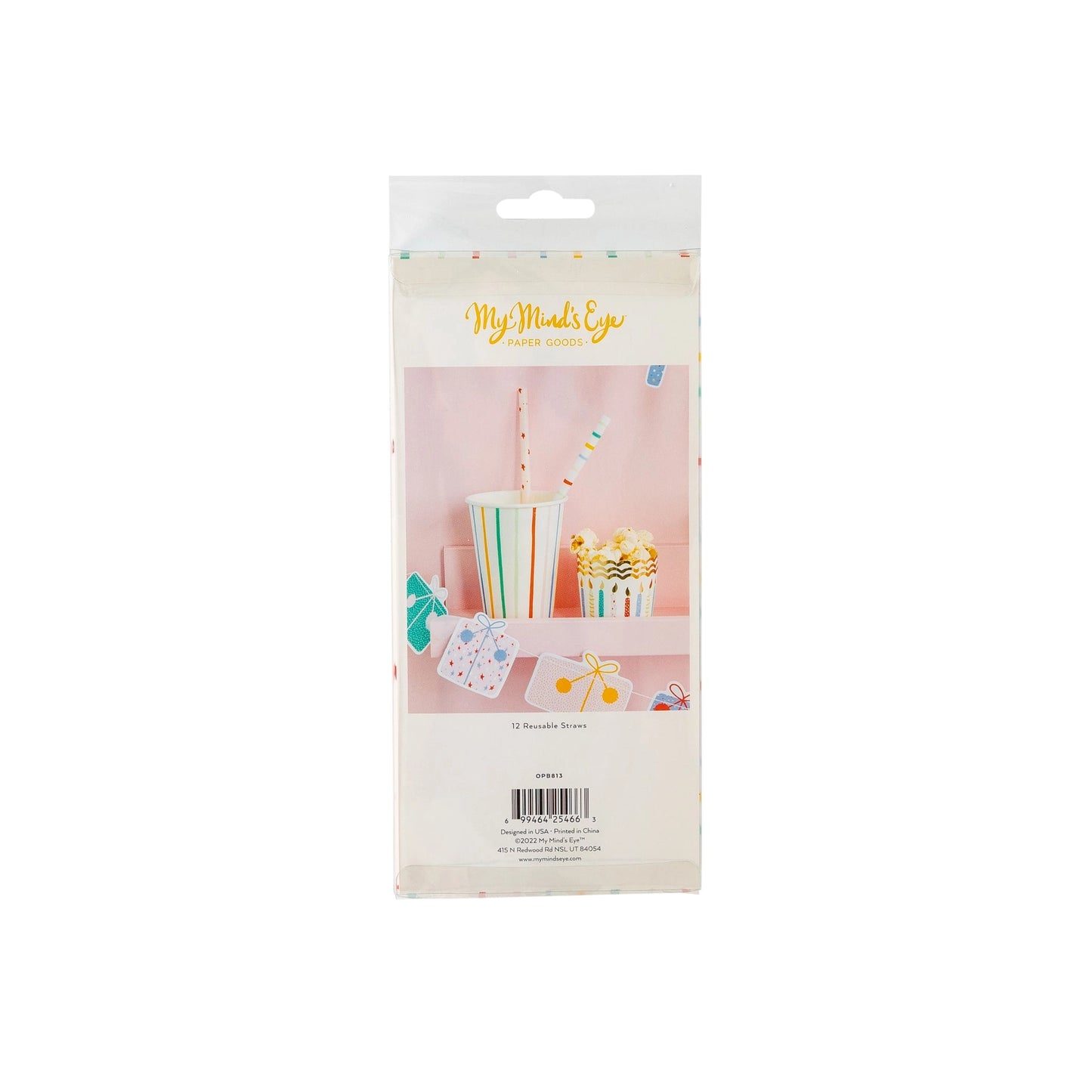 Reusable Birthday Straws by Oui Party